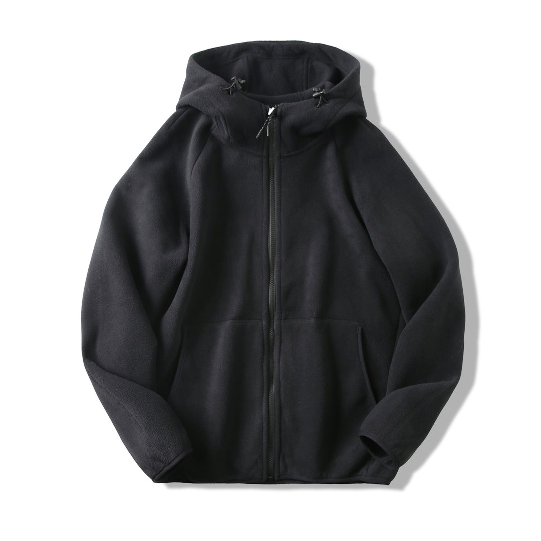 Damen Fleecejacke mit innovativem Kapuzen-Design und praktischen Taschen Drune