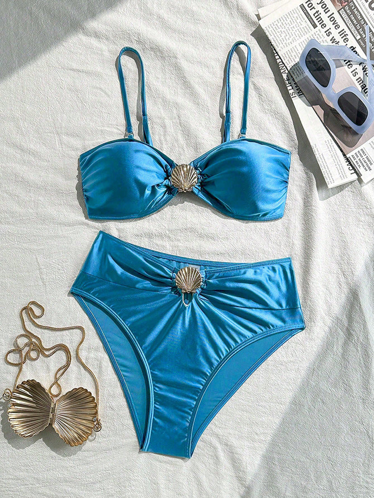 Damen-Bikini mit eleganter Muschel-Applikation Drune