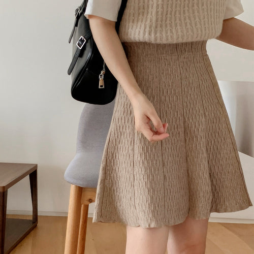 Damen Strick-Midikleid mit strukturiertem Design Drune