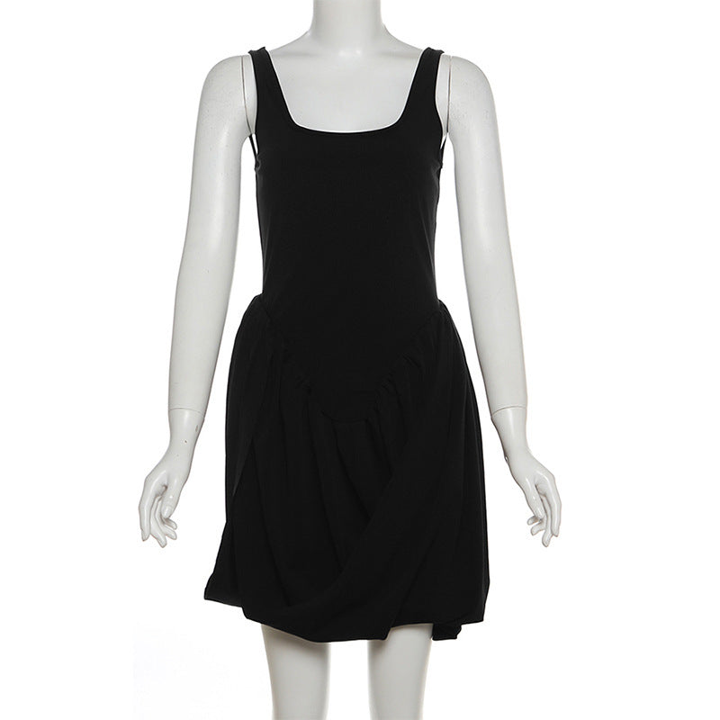Damen elegantes geschnittenes Badeanzugkleid mit Raffung und hochwertigem Stretchmaterial Drune