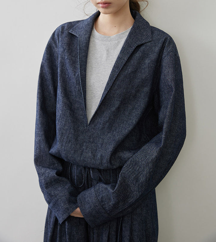 Damen Modische Blazerjacke mit lässiger Silhouette Drune
