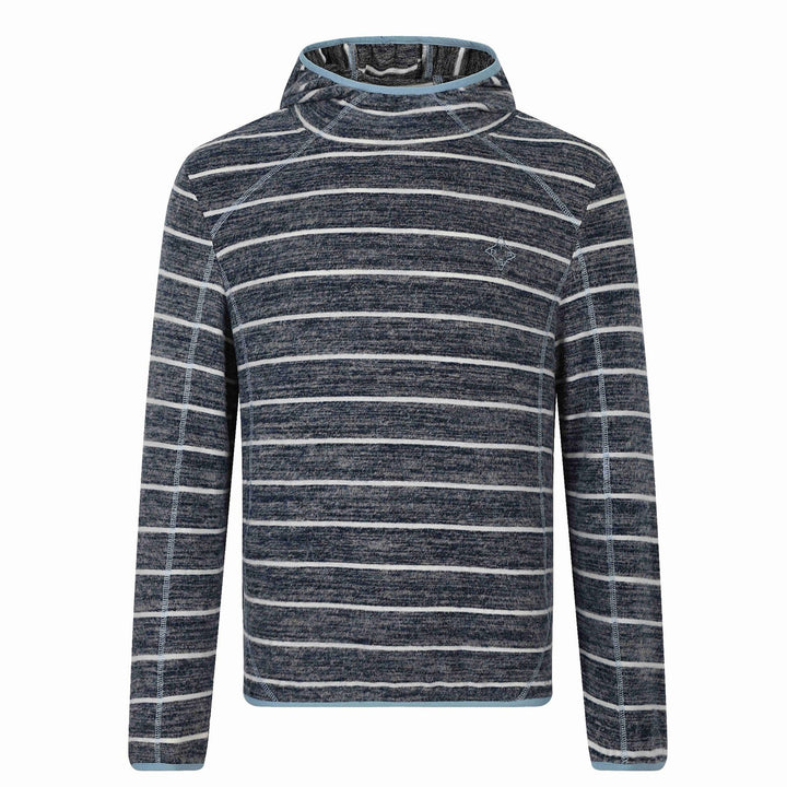 Unisex Gestreifter Strick‑Halbkragenpullover mit Raglanärmeln Drune