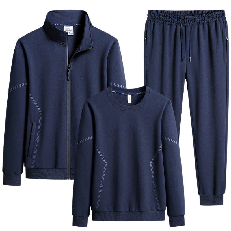 Herren Sportliches Trainingsanzug Drune