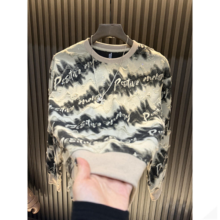 Damen Urbanes Sweatshirt mit kreativem Schriftzug Drune