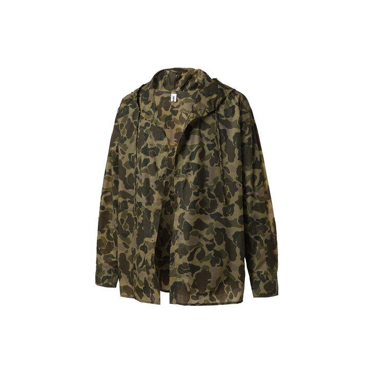 Herren Camouflage-Kapuzenshirt im Oversized-Utility-Stil Drune