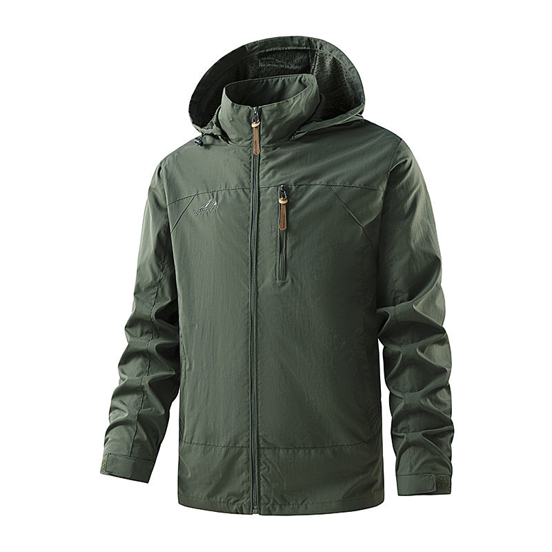 Herren Leichte und wetterfeste Outdoorjacke Drune