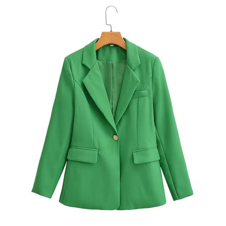 Damen Tailliertes Blazer- und Shorts-Set mit Korsagen-Croptop Drune