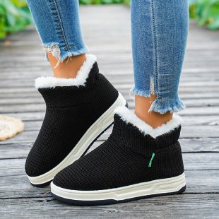 Damen gefütterte Stiefeletten mit elastischem Halsausschnitt Drune