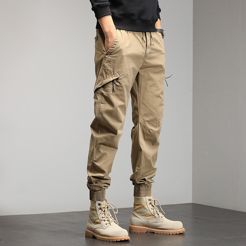 Herren Technische Cargo-Jogginghose mit Bündchen und Multifunktionstaschen Drune