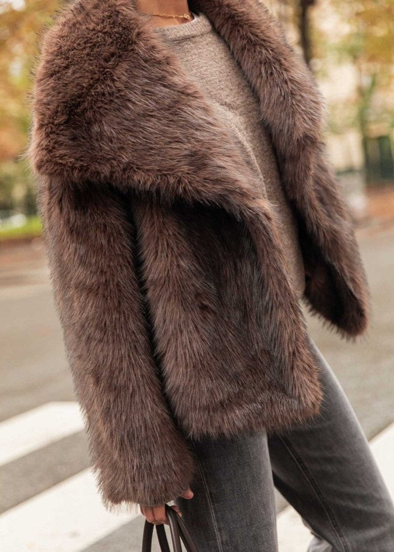 Drune | Luxe Kunstpelzjacke