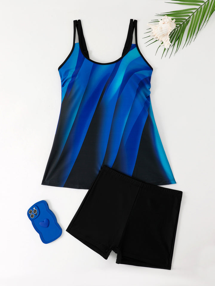 Damen Sportliches Badeanzug-Set Drune