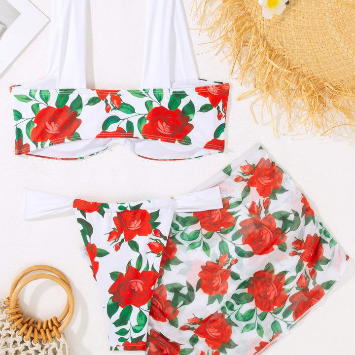 Damen Bikini-Set mit modischem Wickeltop und eleganter Raffung Drune