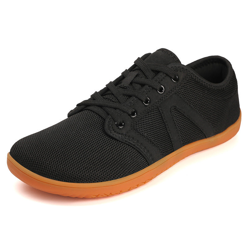 Unisex nan minimalistischer City-Sneaker mit feinmaschigem Textiloberteil, gepolstertem Einstieg und flexibler Gummilaufsohle Drune