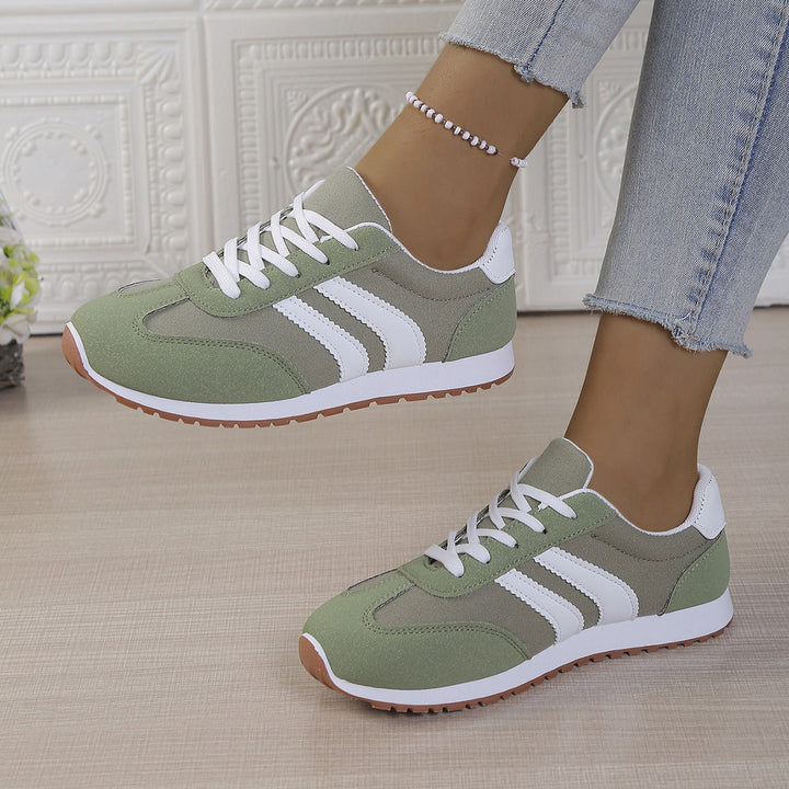 Damen Sneakers im sportlichen Retro-Stil mit atmungsaktiver Oberflächenstruktur Drune