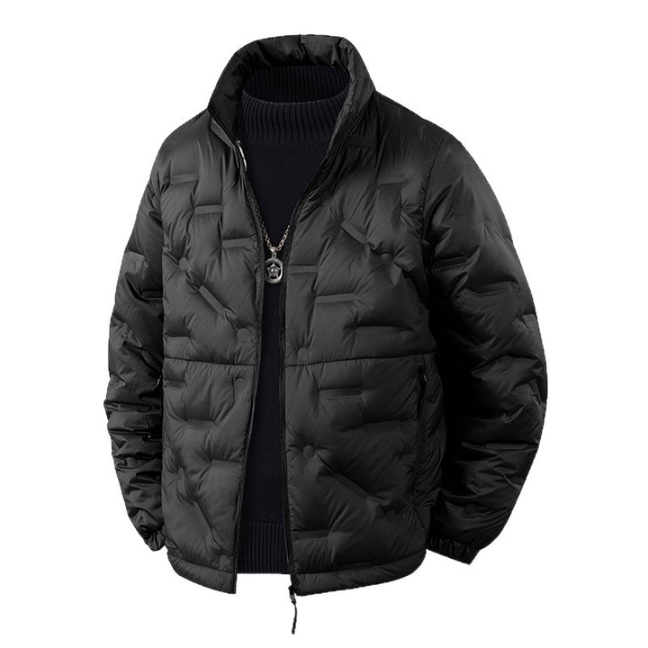 Herren Leichte gesteppte Thermojacke mit Stehkragen und Reißverschlusstaschen Drune