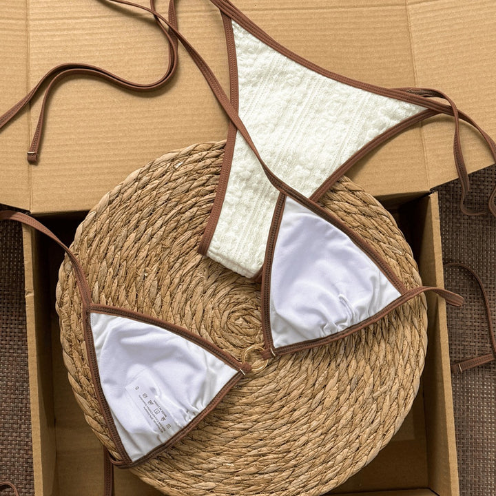 Damen Triangel-Bikini mit eleganten Details Drune