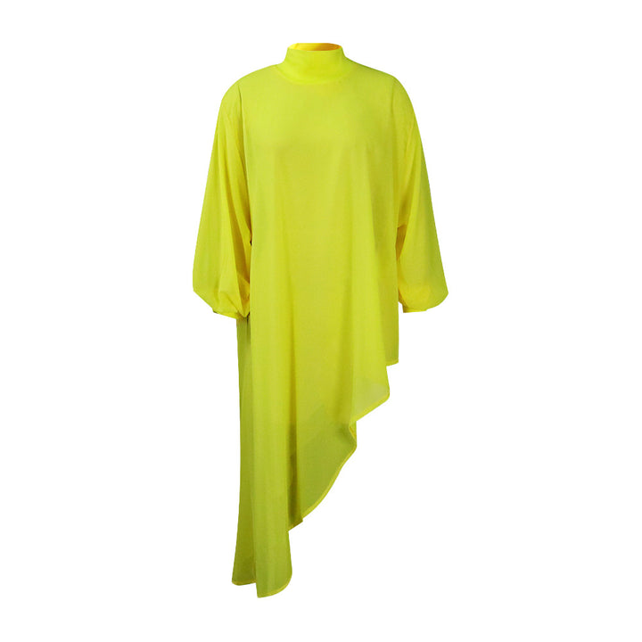 Damen asymmetrisches Kleid mit minimalistischer Eleganz Drune