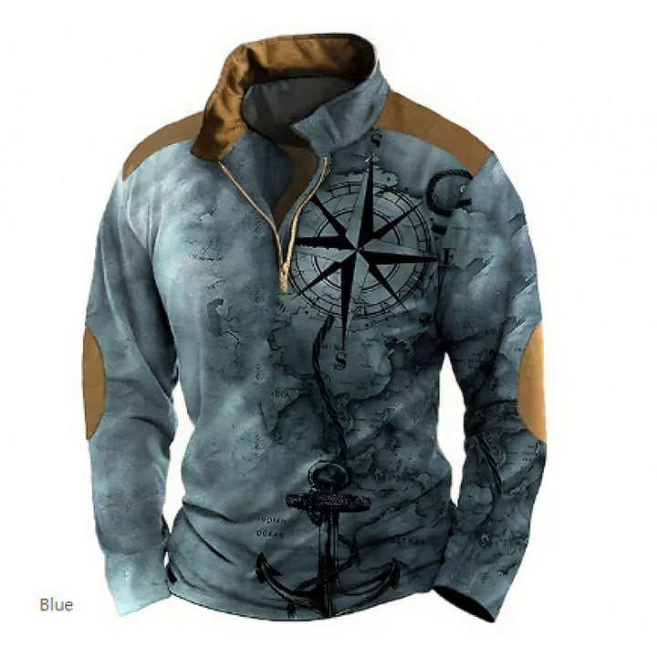 Herren attraktiver Freizeitpullover Drune