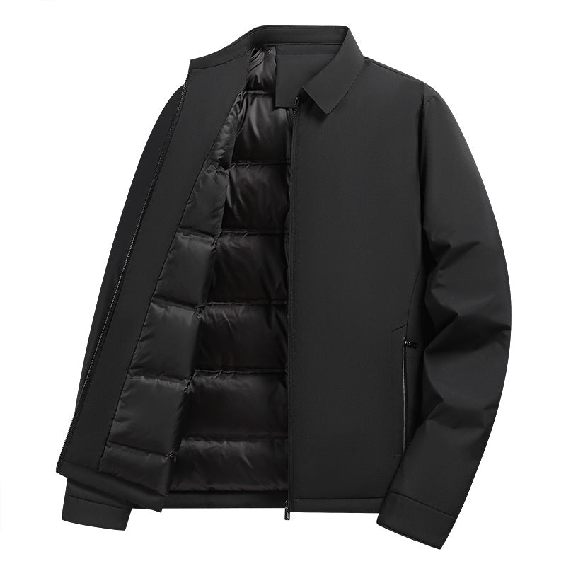 Herren Modische Übergangsjacke mit hochgeschlossenem Kragen Drune
