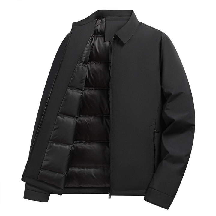 Herren Modische Übergangsjacke mit hochgeschlossenem Kragen Drune