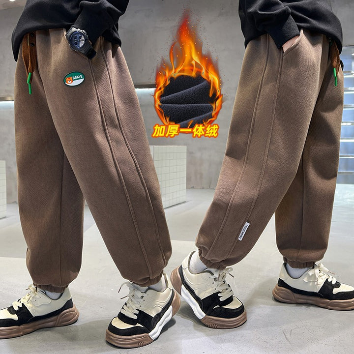 Herren lässige Sporthose mit praktischem Kordelzug und Seitentaschen Drune