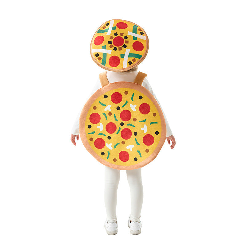 Mädchen Pizza-Kostüm Drune