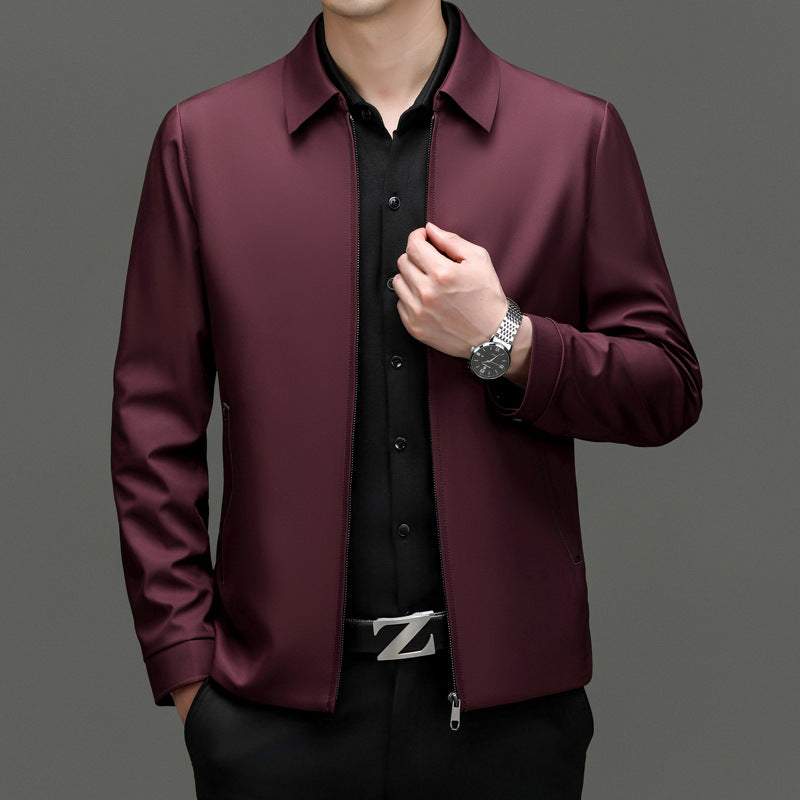 Herren modische Jacke mit innovativem Reißverschluss und elastischen Details Drune