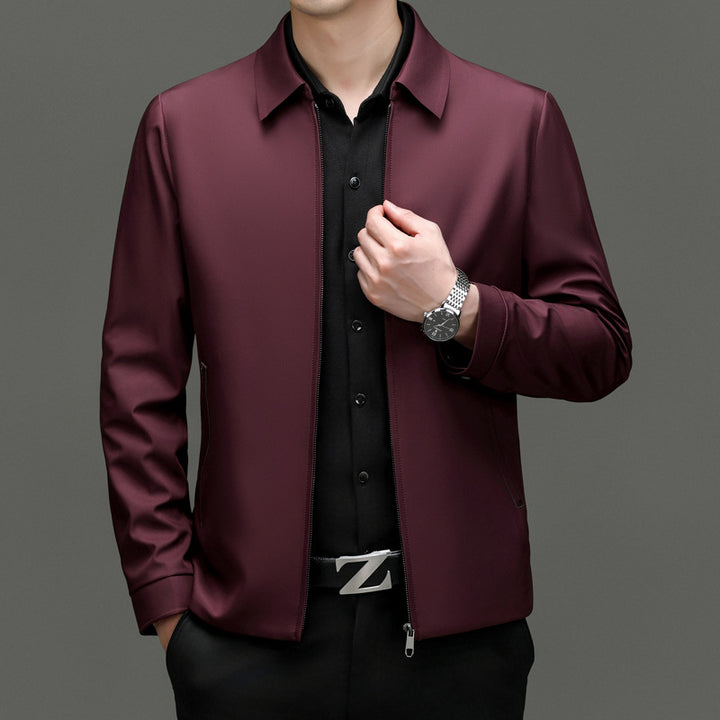 Herren modische Jacke mit innovativem Reißverschluss und elastischen Details Drune