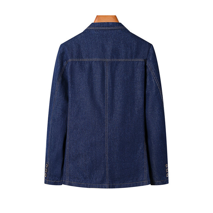 Damen Modische Denim Blazerjacke Drune