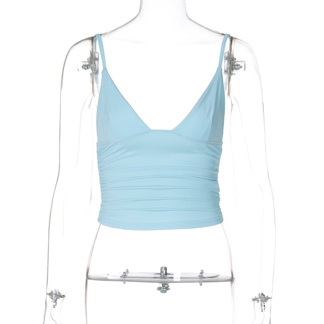 Damen Crop-Top mit asymmetrischem Schnitt und figurbetonter Silhouette Drune