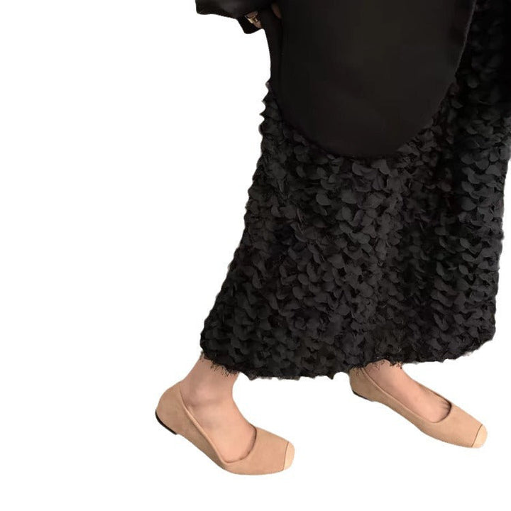 Damen Elegante und bequeme Ballerinas mit geschlossenen Zehen Drune