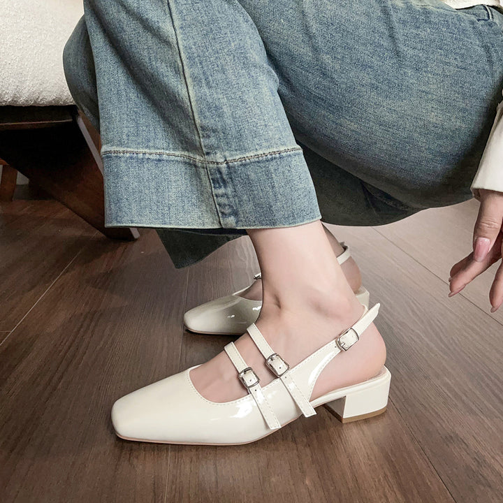 Damen Slingback Pumps mit doppeltem Riemchen und elegantem Design Drune