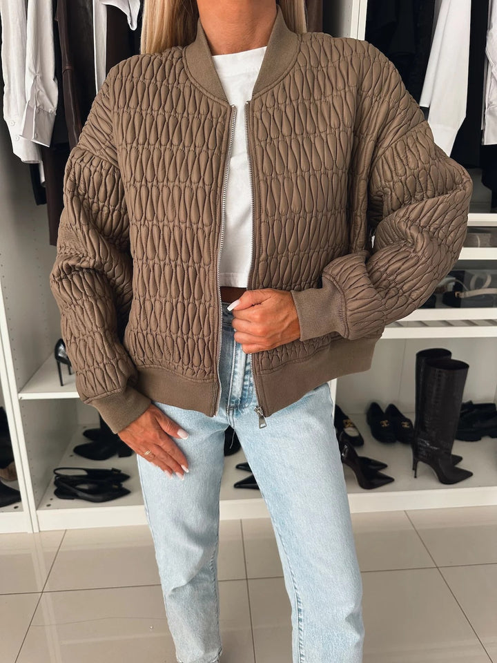 Damen Steppjacke mit komfortabler Passform und elastischen Bündchen Drune