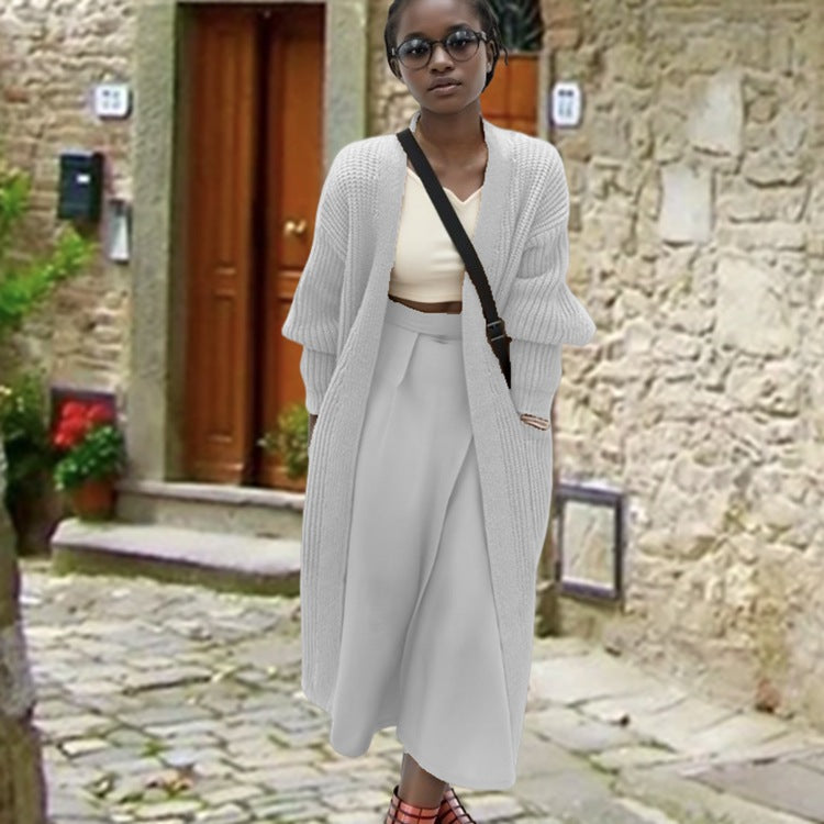 Damen Langstrickcardigan mit lässiger Silhouette und praktischen Taschen Drune