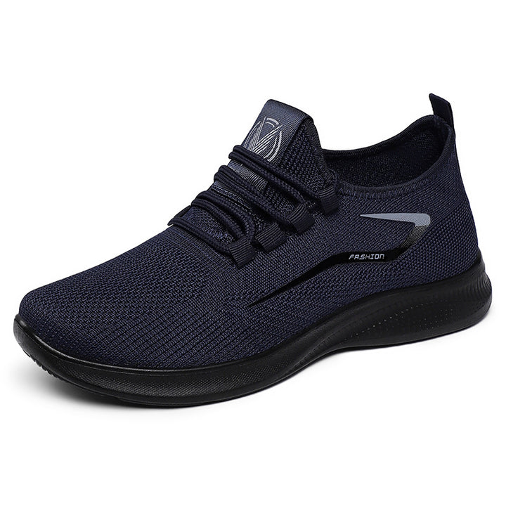 Herren nan atmungsaktive Strick-Sneaker mit sockenähnlichem Schaft und flexibler Komfortlaufsohle Drune