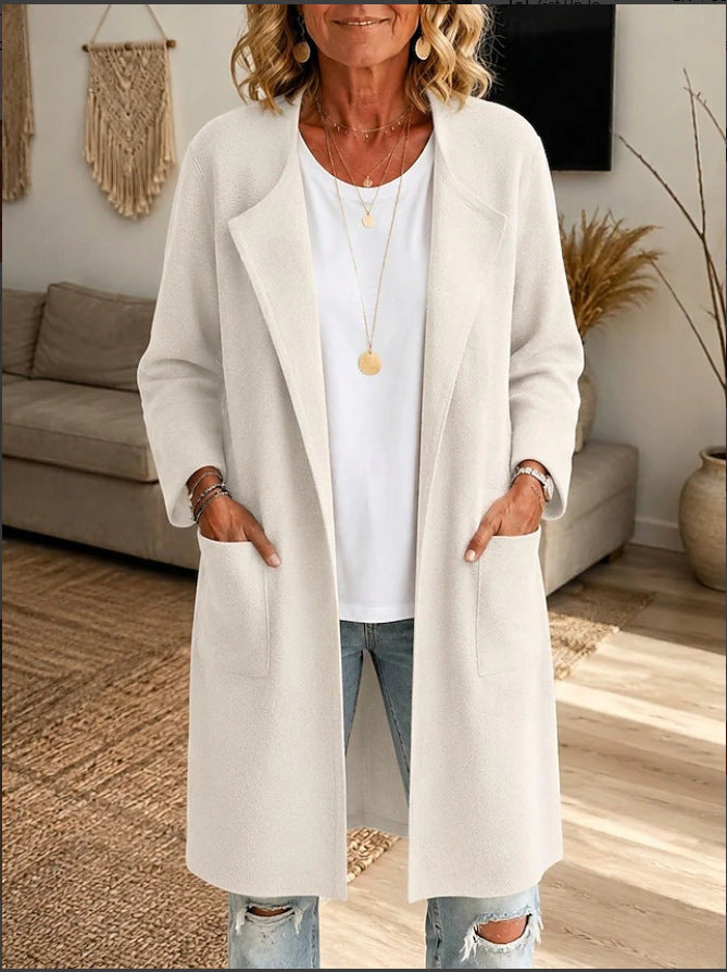 Damen Modischer Langer Cardigan Drune