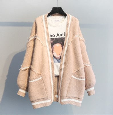 Damen Übergroßer Strickcardigan Drune
