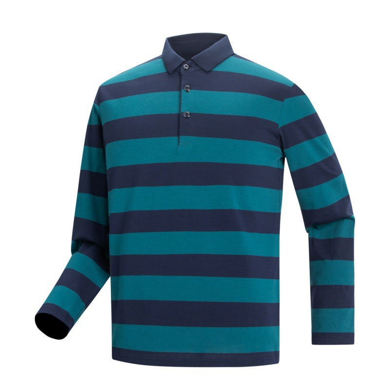 Herren Langarm Polo-Shirt Drune