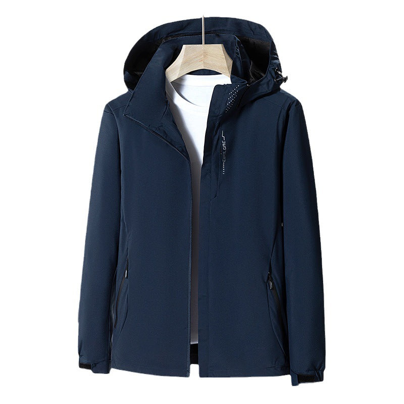 Herren Leichte und wasserabweisende Outdoor-Jacke Drune