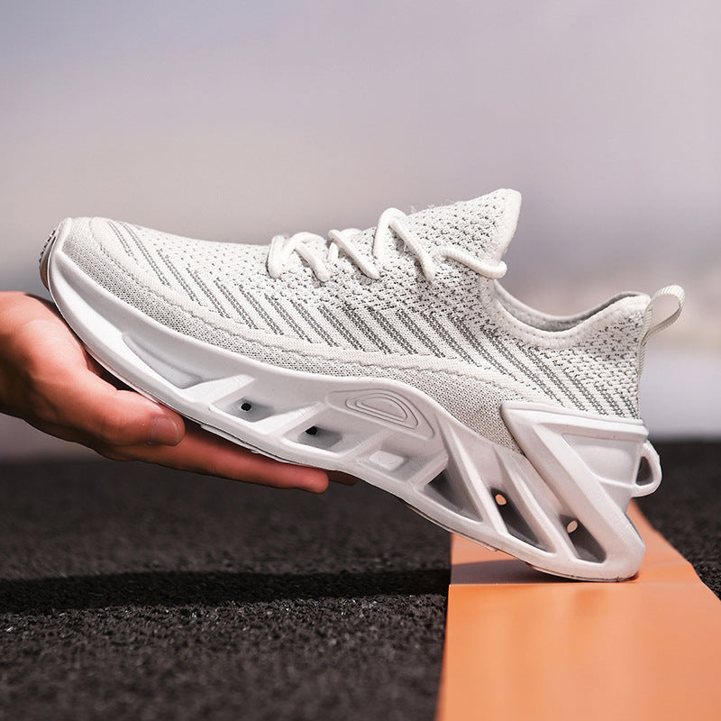 Herren leichte atmungsaktive Strick-Sneaker mit gedämpfter ergonomischer Laufsohle Drune