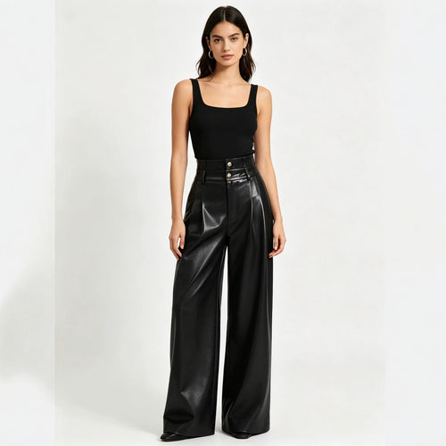 Damen Elegante und weite Hosen Drune