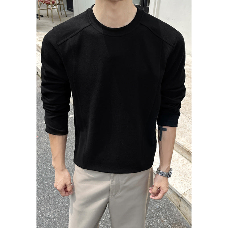 Herren Bequemer Langarm-Pullover Drune