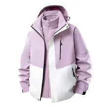 Damen Zweilagiger Softshell-Parka mit herausnehmbarer Fleece-Innenjacke Drune
