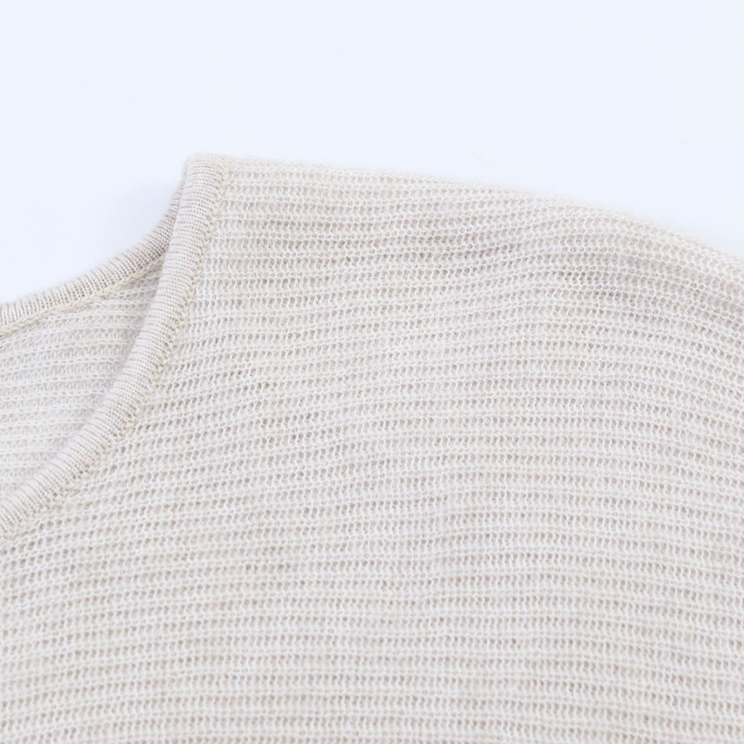 Damen Oversized-Feinstrick-Cardigan mit asymmetrischer Knopfleiste und Fledermausärmeln Drune