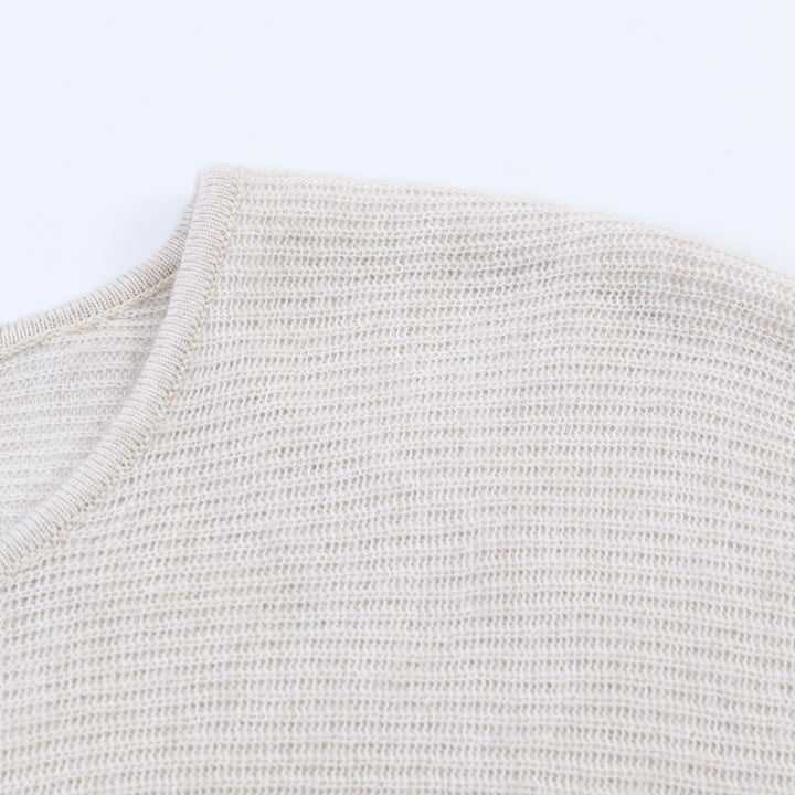 Damen Oversized-Feinstrick-Cardigan mit asymmetrischer Knopfleiste und Fledermausärmeln Drune