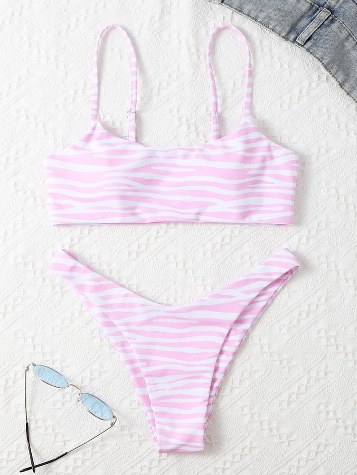 Damen Zweiteiler Bikini Drune