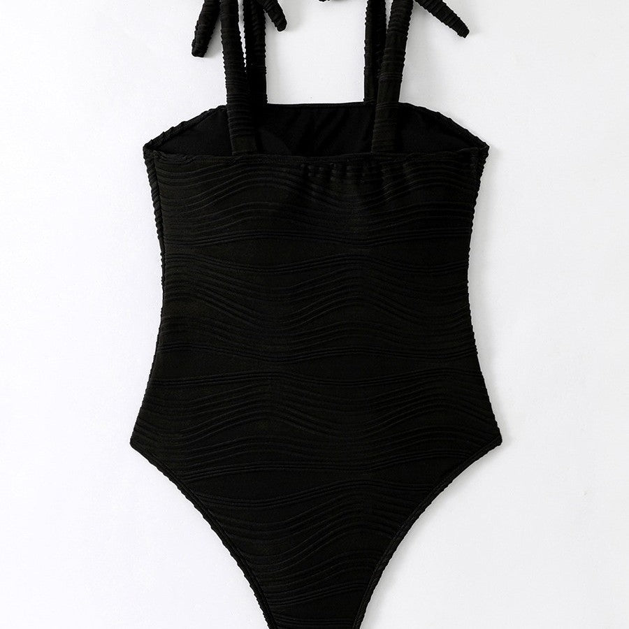 Damen Eleganter Einteiler mit Rüschendetails Drune