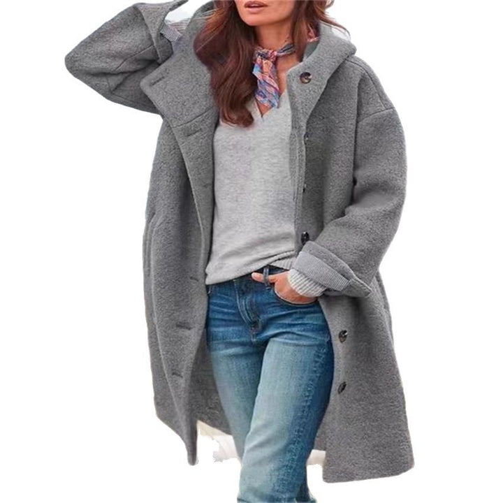 Damen oversized Freizeitmantel mit modischem Schnitt Drune