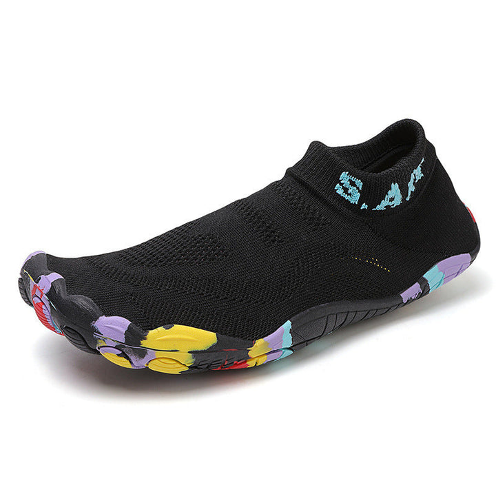 Unisex nan ultraflexibler Strick-Sockenschuh mit anatomischer Mehrzonen-Gummisohle und schnelltrocknender Konstruktion Drune