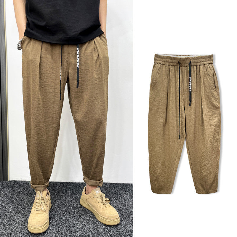 Herren Bequeme Freizeithose mit elastischem Bund Drune
